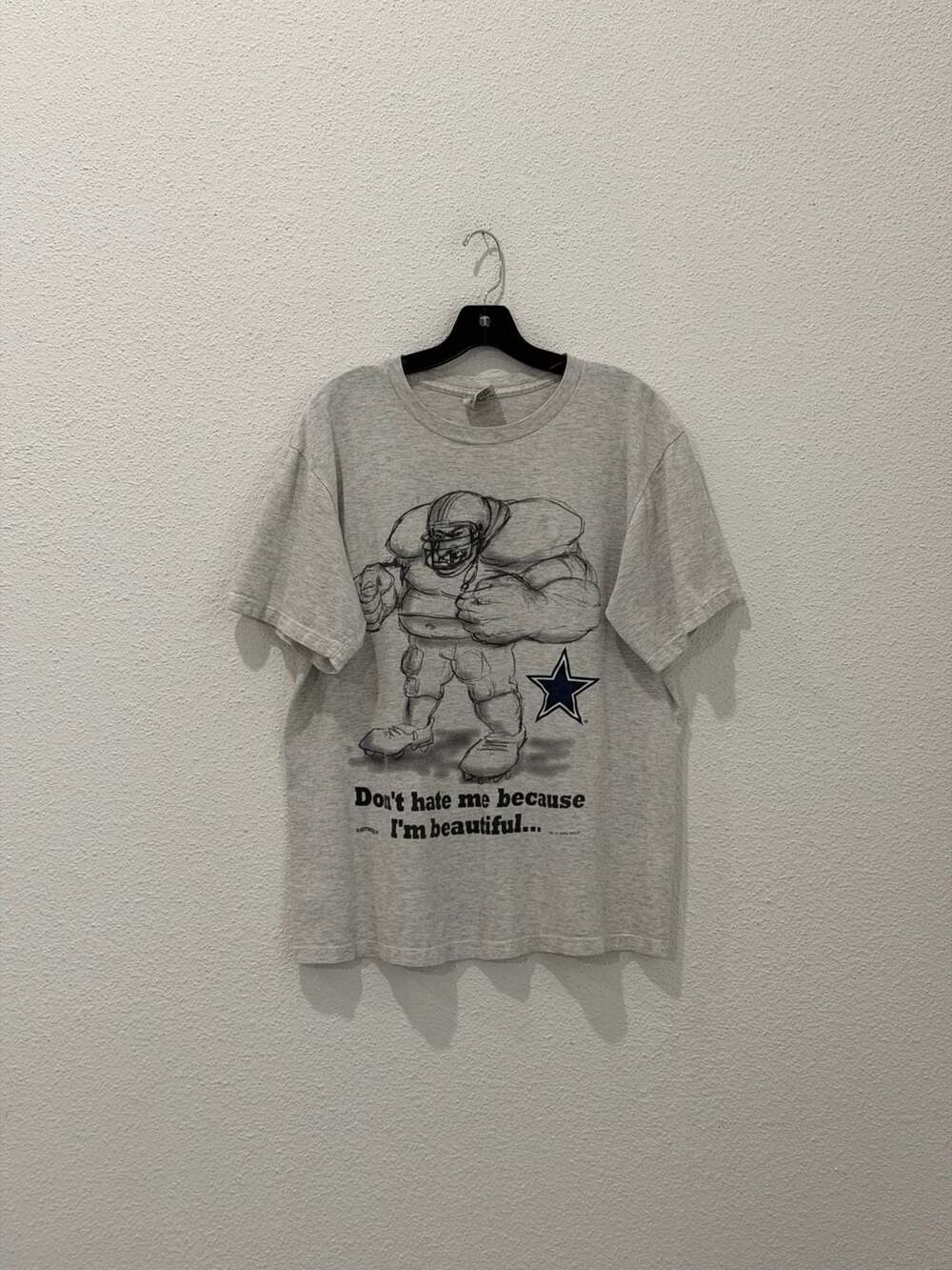 Vintage 1994 Dallas Cowboys Nutmeg “Dont hate me because im beautiful” L